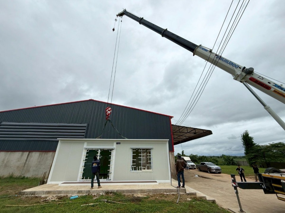 บ้านพักตู้น็อคดาวน์สำเร็จรูป